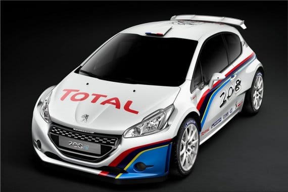 Peugeot 208 R5 Rally car