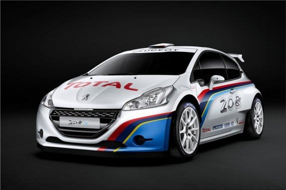 Peugeot 208 R5 Rally car