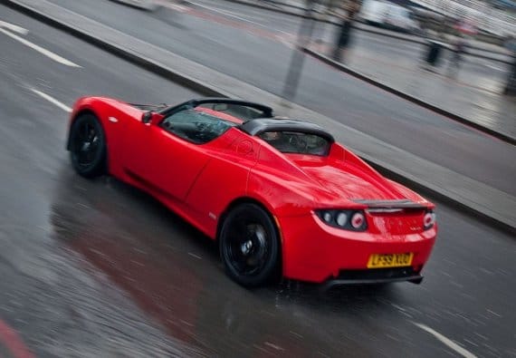 Tesla Roadster sports car