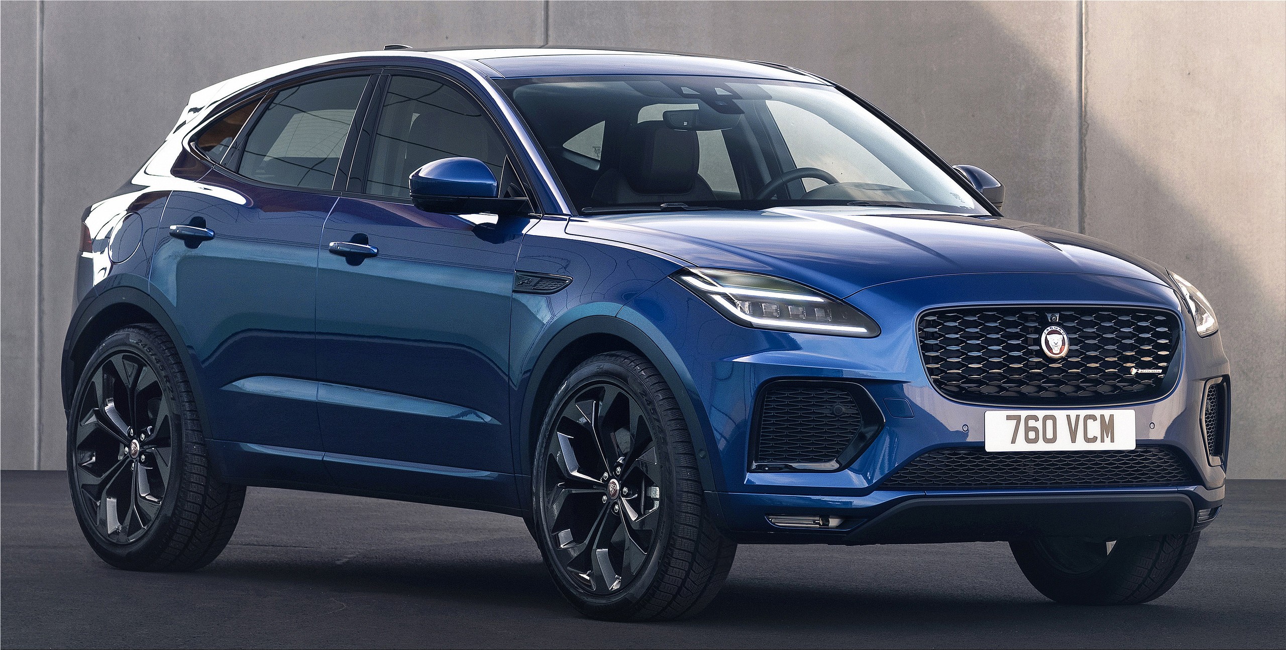 The New Jaguar E Pace With A Restyled Exterior And A Phev Powertrain Spare Wheel