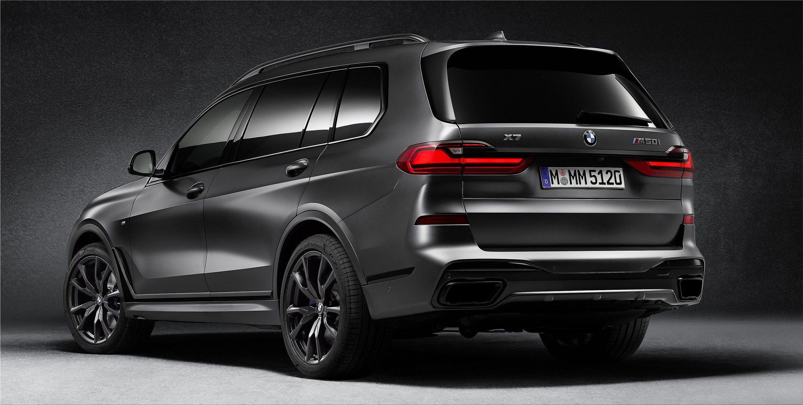 A New Luxury SUV BMW X7 Dark Shadow Edition Spare Wheel A New Luxury SUV BMW X7 Dark Shadow Edition Spare Wheel