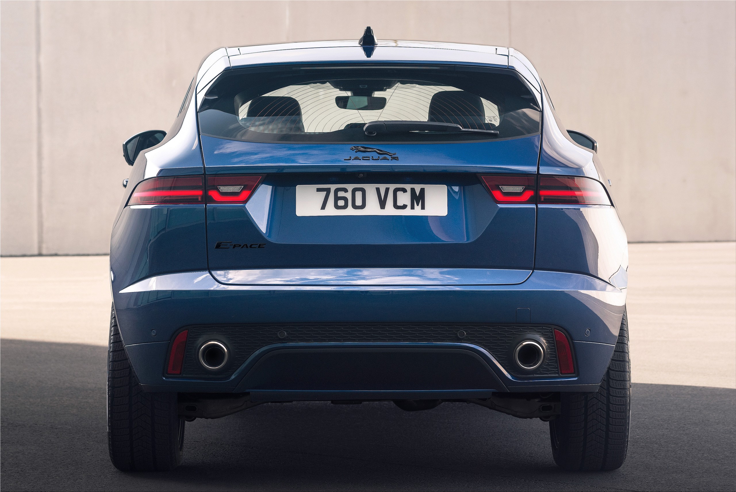 The New Jaguar E Pace With A Restyled Exterior And A Phev Powertrain Spare Wheel