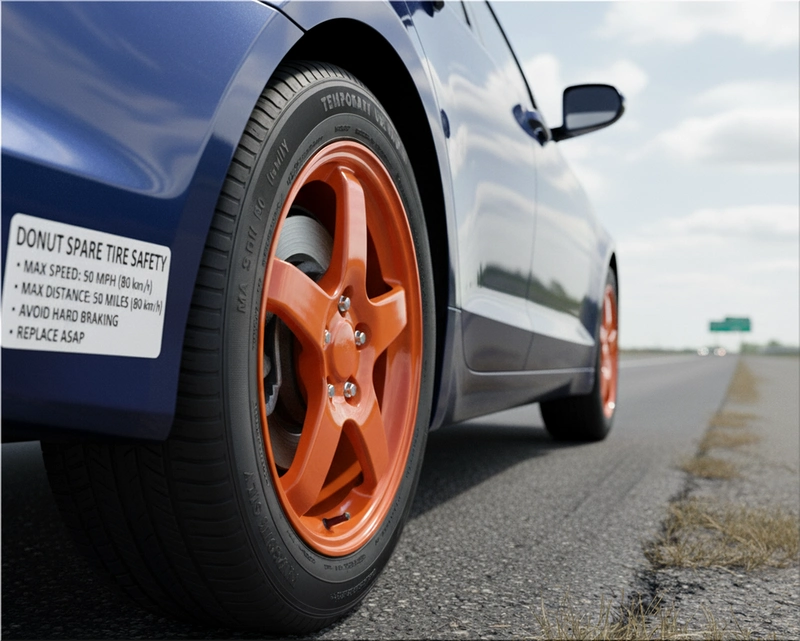 Donut spare tire