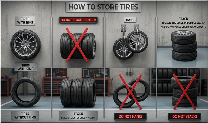 Seasonal tire storage