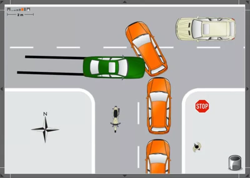 Vehicle Accident Diagram Templates
