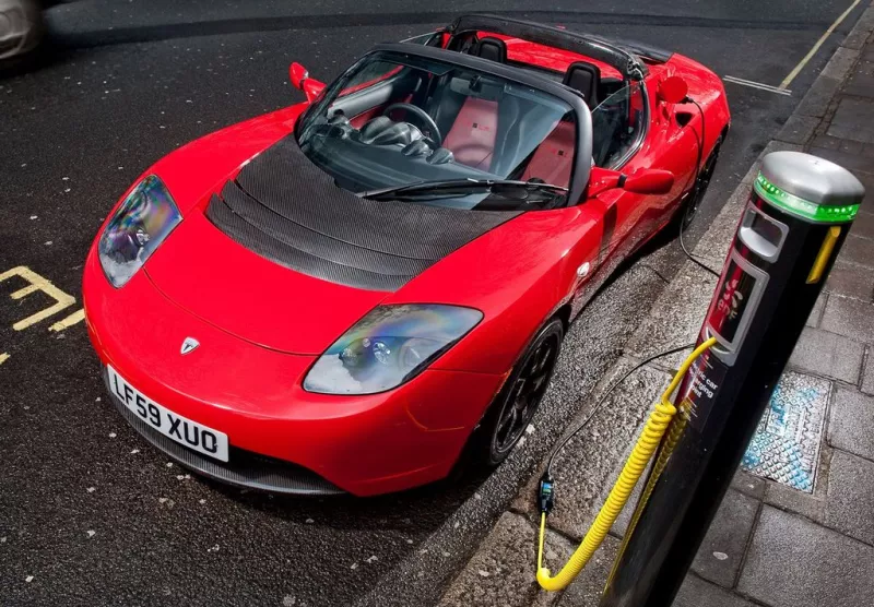 Tesla Roadster sports car