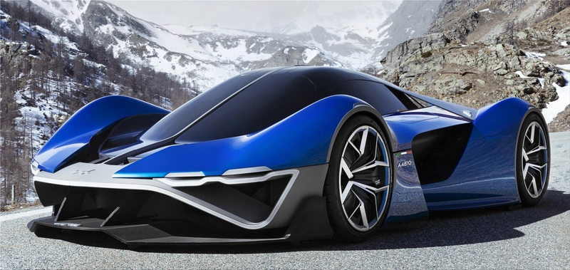 Alpine A4810 hydrogen sports car