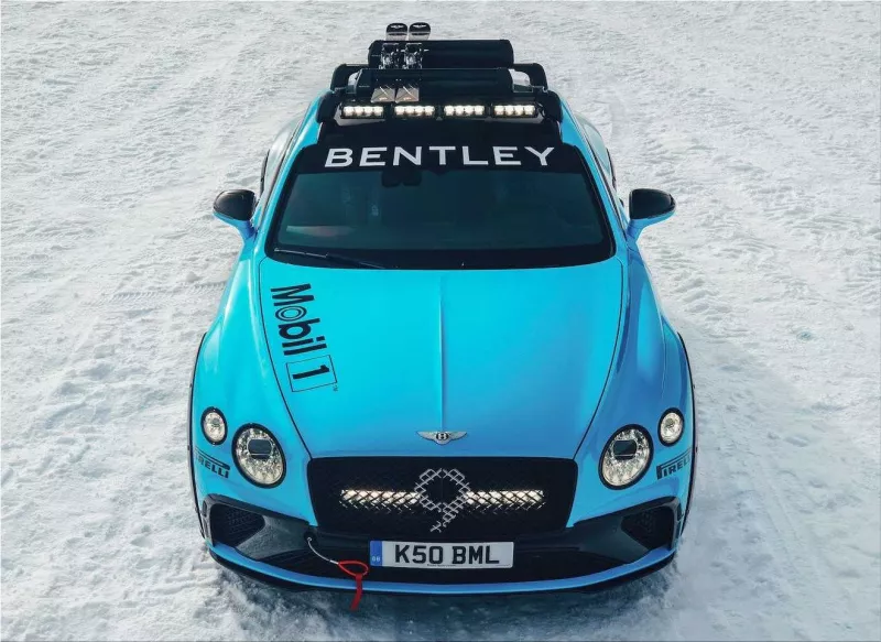 Bentley Continental GT Ice Race