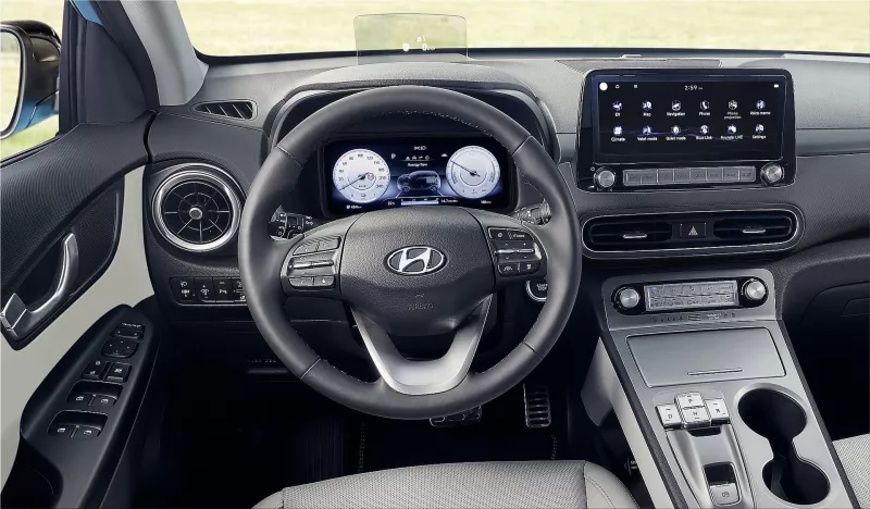 Kona Electric interior