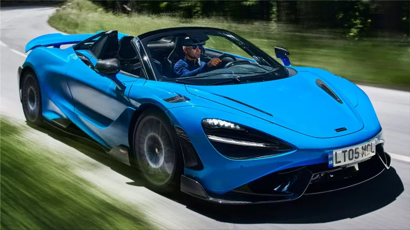 McLaren 765LT Spider supercar 