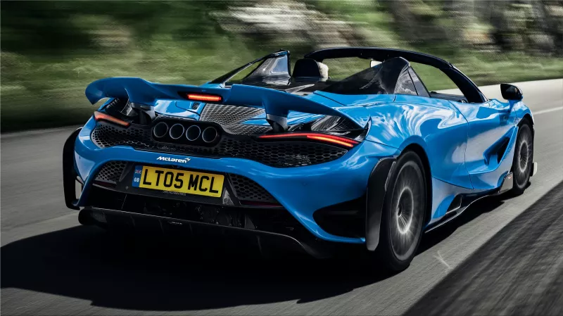 McLaren 765LT Spider sports convertible