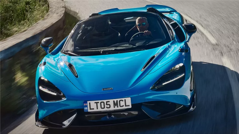 McLaren 765LT Spider sports car