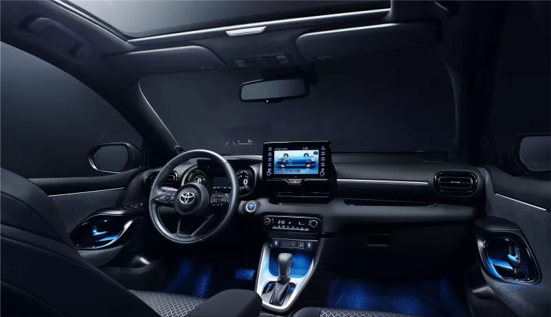Toyota Yaris 4 hybrid compact car