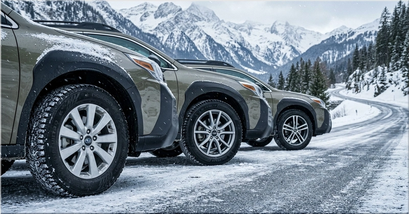 Winter tires vs all-season tires vs all-weather tires
