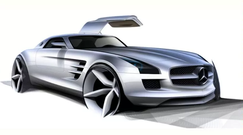 Mercedes sketch