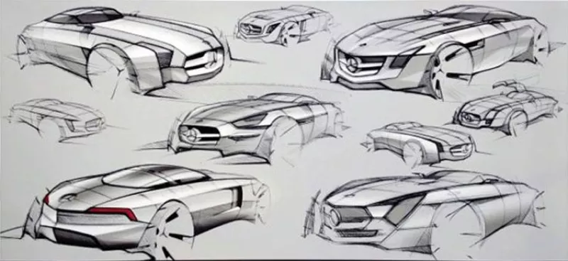 Mercedes sketch