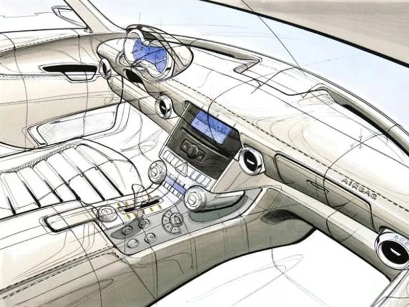 Mercedes sketch