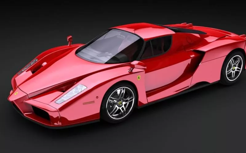 Ferrari Enzo on fire video