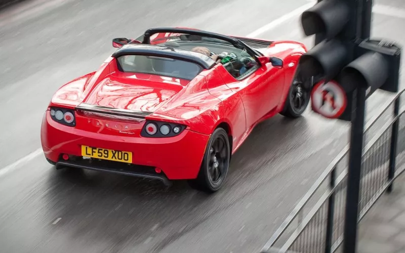 Tesla Roadster sports car