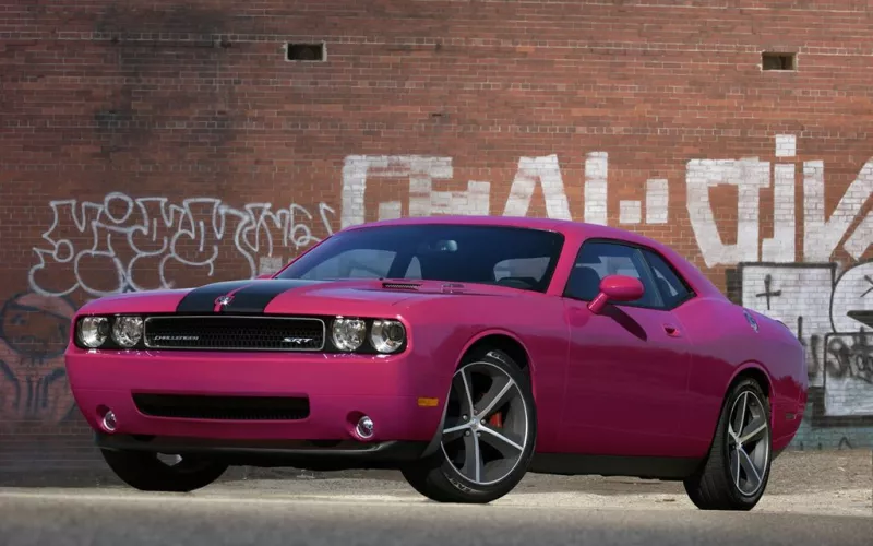Furious Fuchsia Dodge Challengers