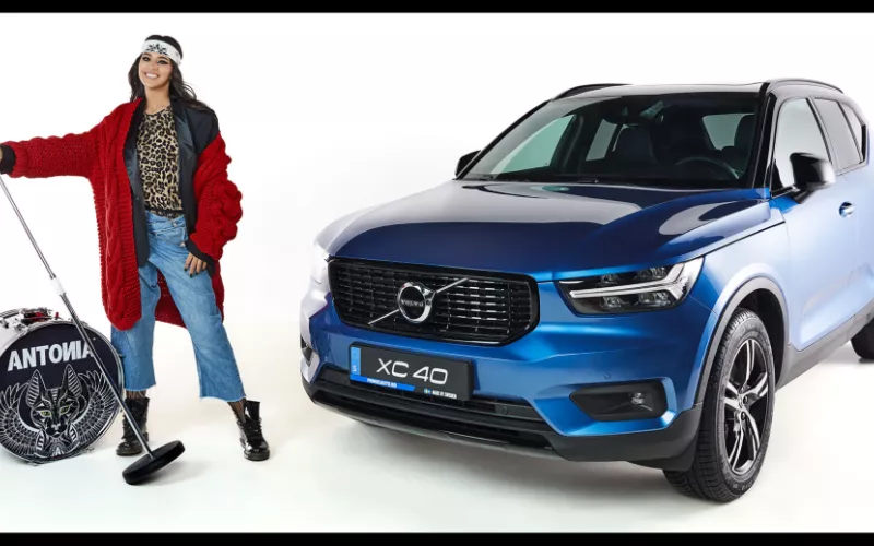 Antonia is Volvo Brand Ambassador