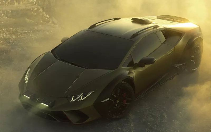 The Lamborghini Huracán Sterrato is powered by a 5.2-liter V10 engine with 562 hp