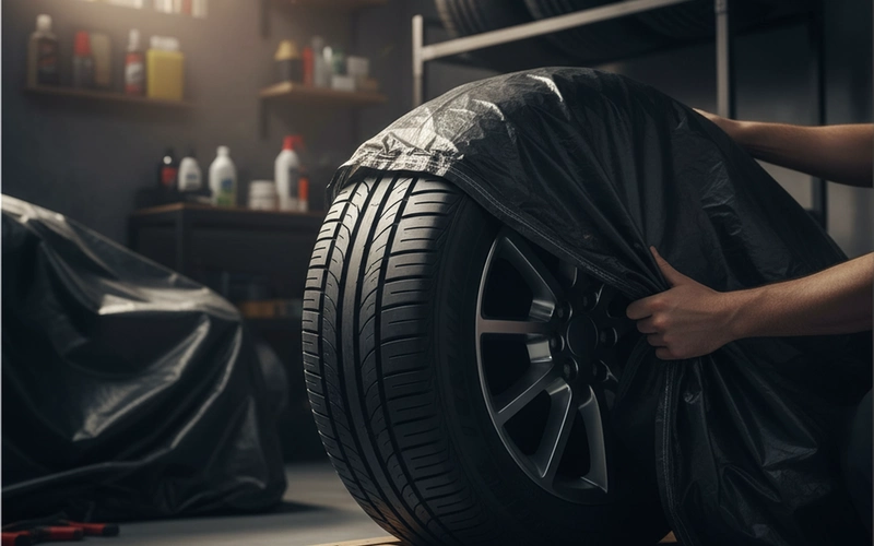 Norse War Hammer Spare Tire Cover | Rune-Etched Viking Lightning Design ...