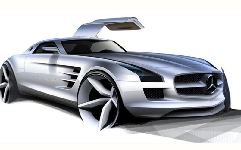 Mercedes sketch