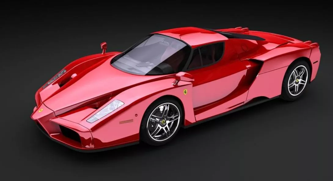 Ferrari Enzo on fire video