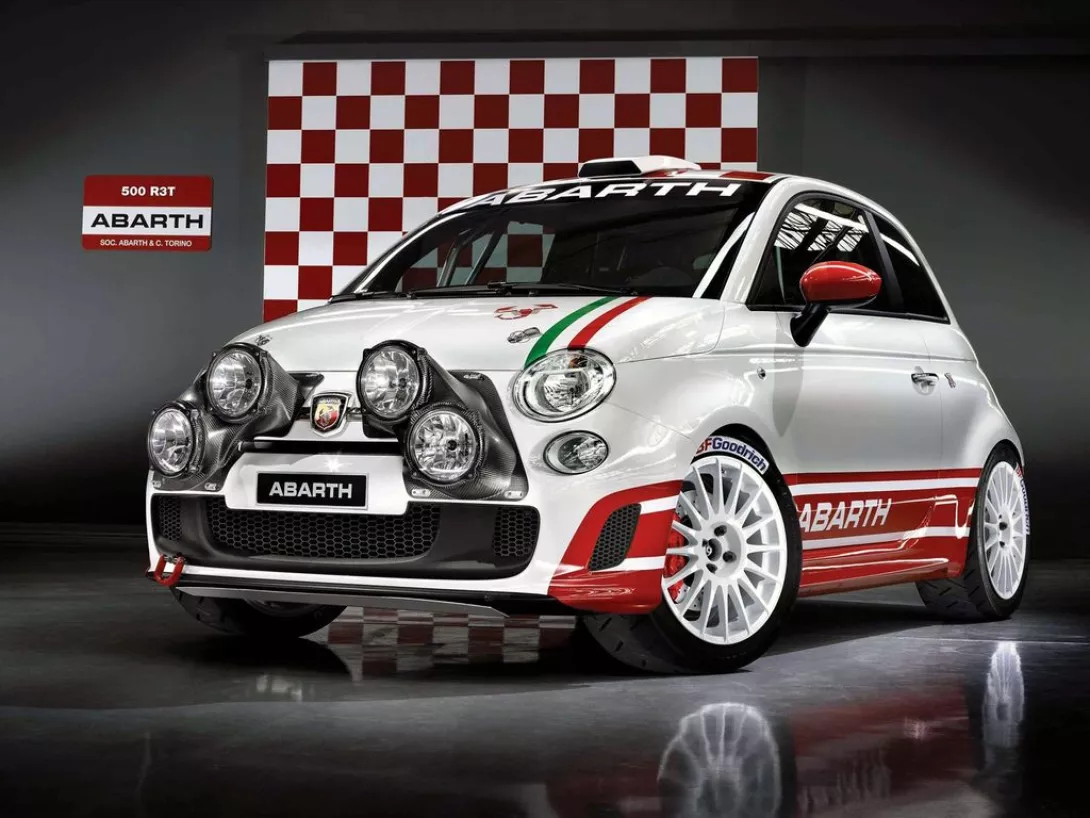 Abarth rally car