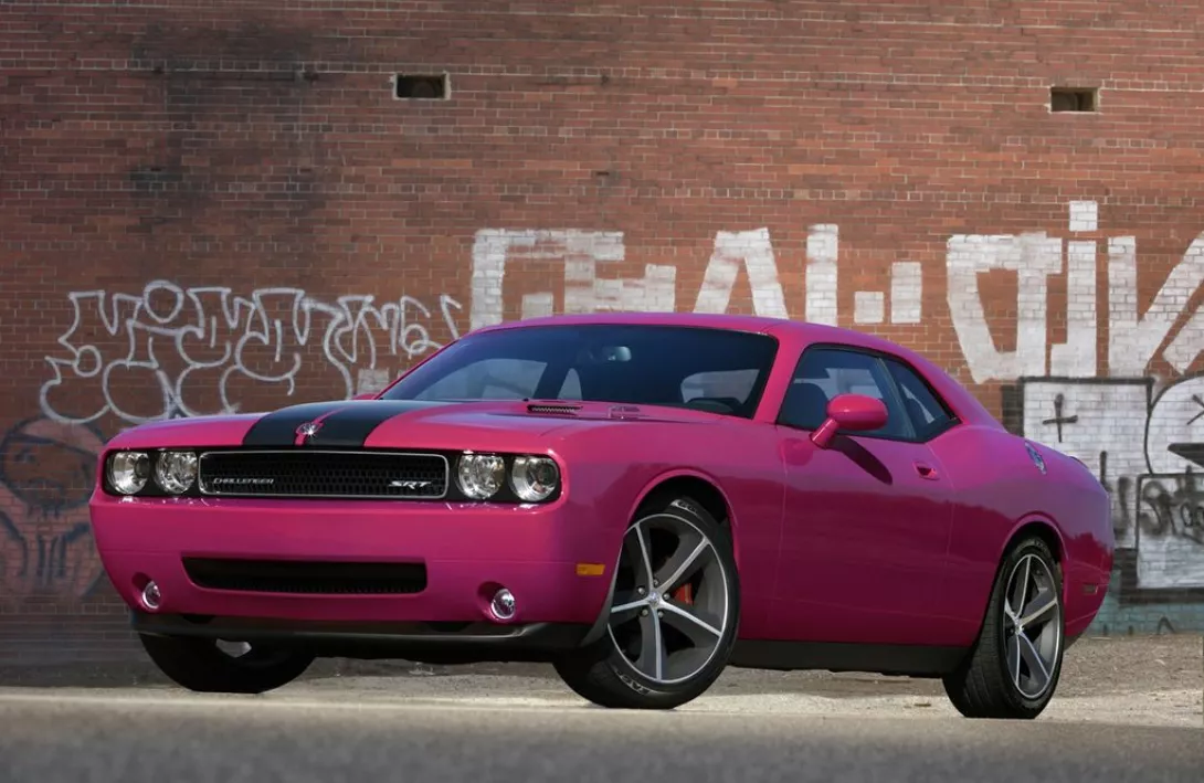 Furious Fuchsia Dodge Challengers