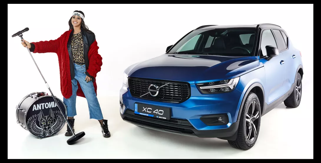 Antonia is Volvo Brand Ambassador