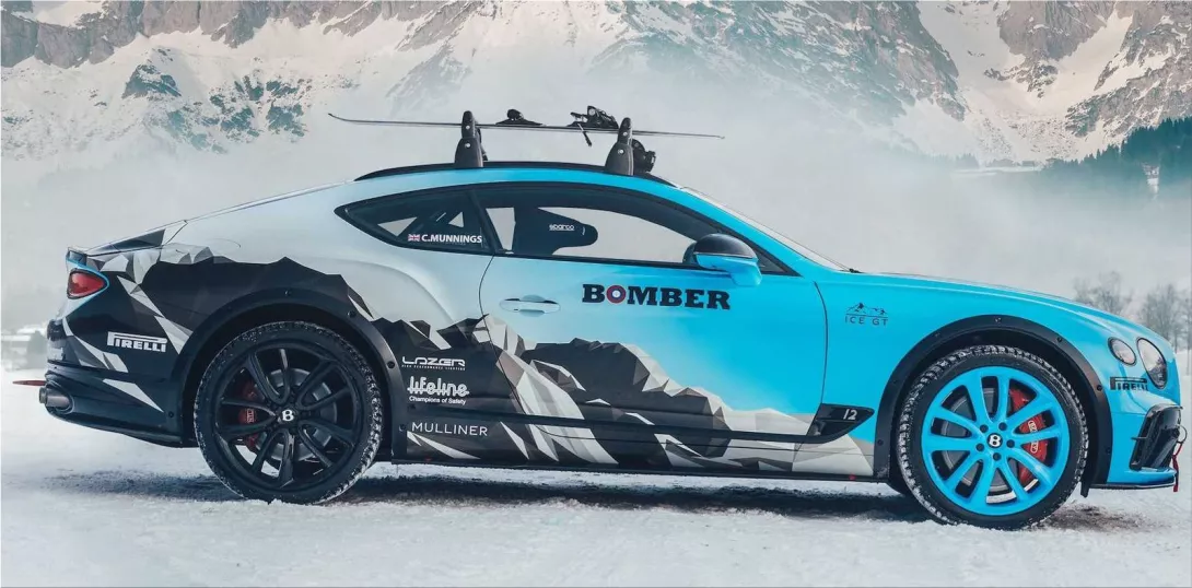 Bentley Continental GT Ice Race