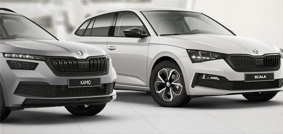 Skoda Kamiq Blackline and Skoda Scala Blackline leasing for $456 per month