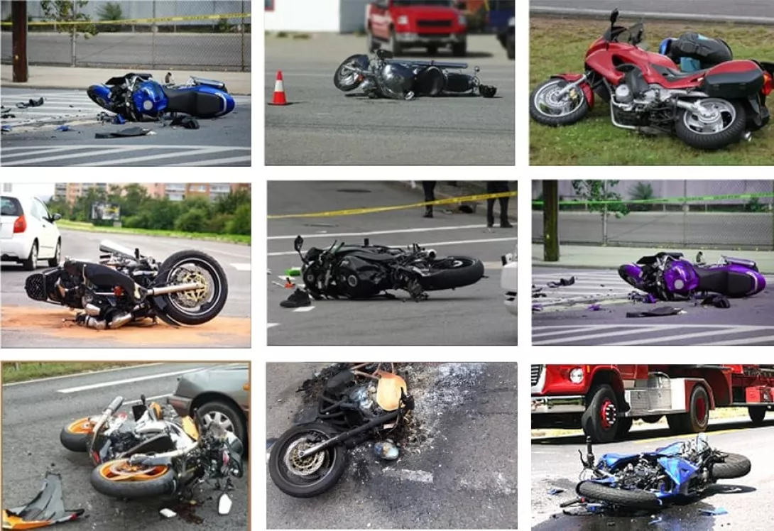 What to do in the event of a motorcycle accident.